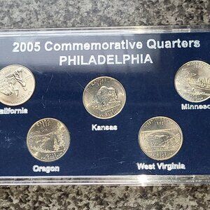 2005-P State Quarter Set... Uncirculated... In Original US Mint Sealed Slab